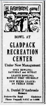 1954 Gladpack Ad