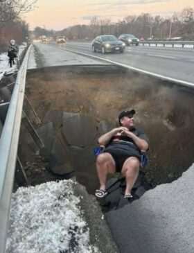 2024 Route 80 Sinkhole Mr Local History Christie Meme