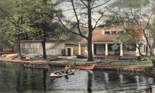Postcard Cranford Canoe Club