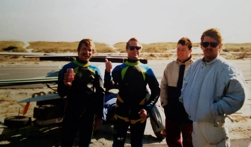 Sandy Hook C Boat windsurfing