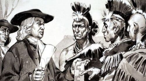 John Harrison and Chief Nowenoik rendering