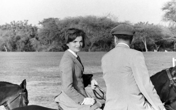 Jackie Kennedy Riding 1962