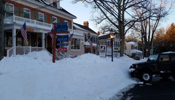 2016 snowstorm Basking Ridge