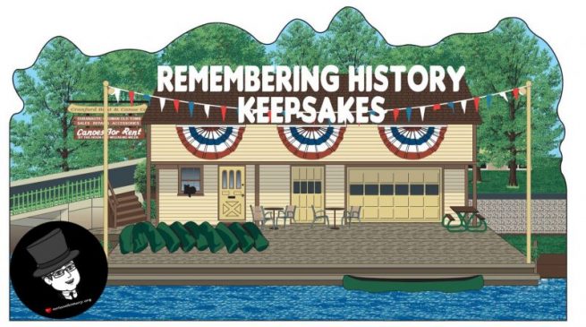 NJ Historic Village Keepsake Cranford Canoe Club Mr Local History Remembering 1