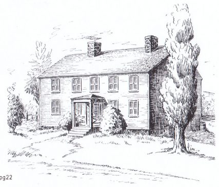 Historic Somerset sketch Widow Whites Tavern