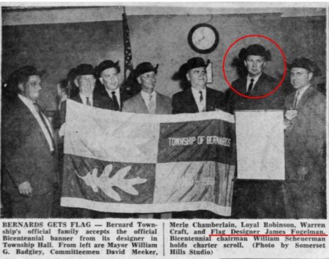 Bernards Township Flag Prestation May 181960 CN 1