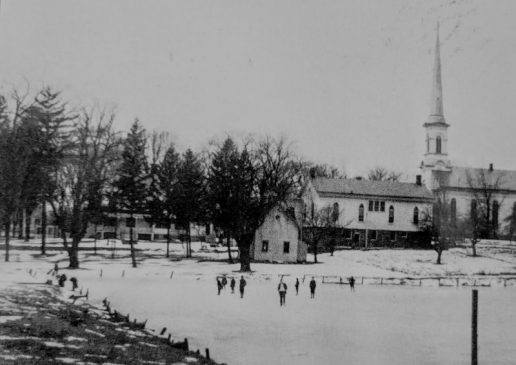 Mindowaskin Park Skating c1907 postcard