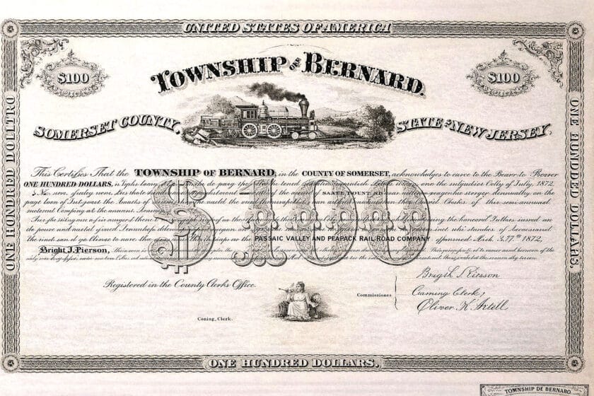 Bernards Twp Railroad Bond2