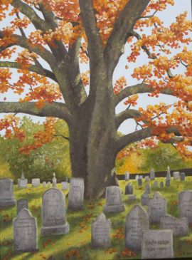 Eileen Barna Art Basking Ridge Oak Tree