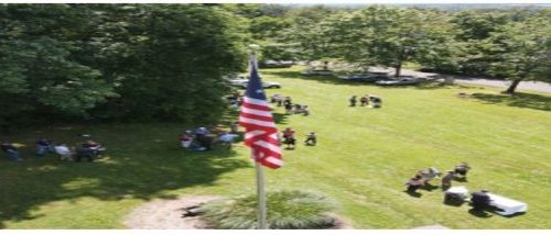 Middlebrook Raising of the American Flag Mr Local History Project Banner
