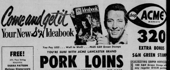 S H Green Stamps ACME Bville May 1964 scaled