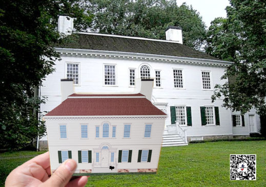 Hand with Keepsake Ford Mansion at Ford Mansion