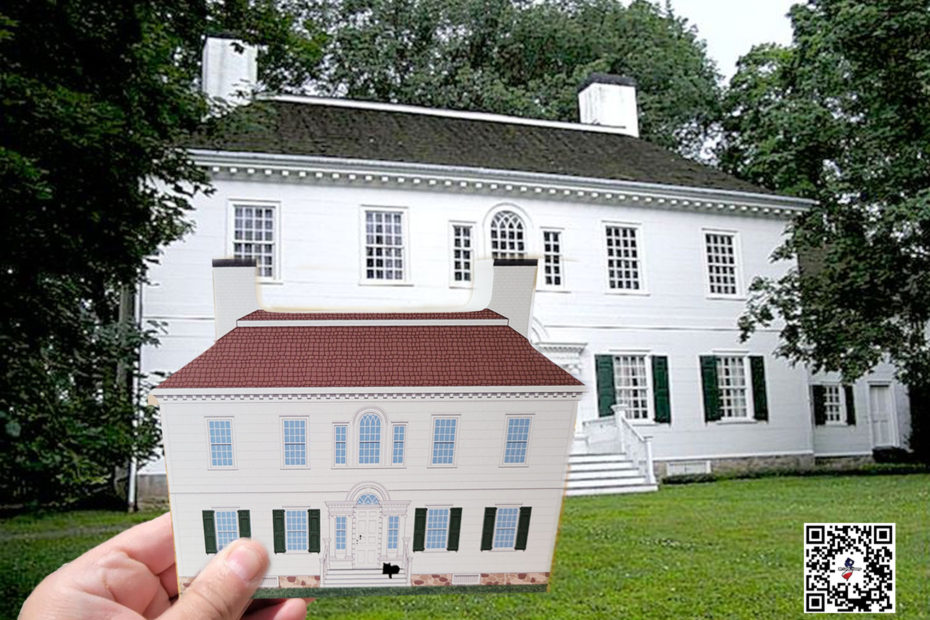 Hand with Keepsake Ford Mansion at Ford Mansion