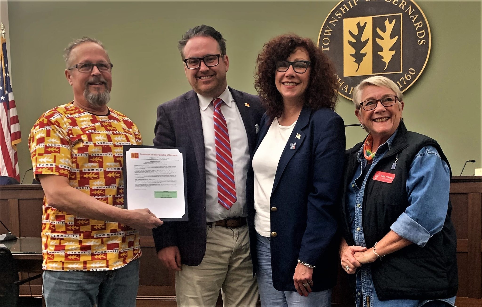 Township Resolution Honors Bernards Township Day Mr Local History Project