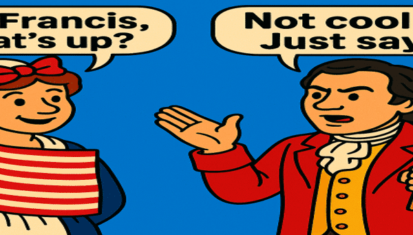 Ross Hopkinson Flag Battle for Americas Flag Mr Local History.Banner