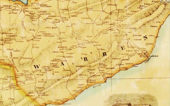 Warren 1850 Map scaled