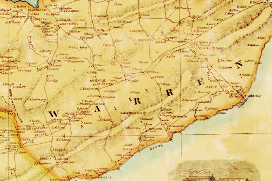Warren 1850 Map scaled