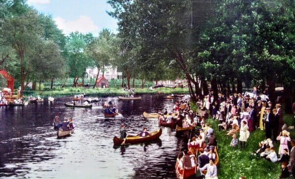 1910 River Carnival Original at Cranford Historical Society EDIT