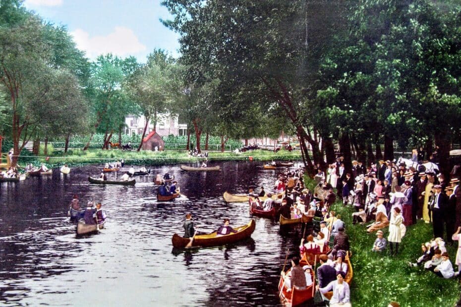 1910 River Carnival  Original at Cranford Historical Society EDIT