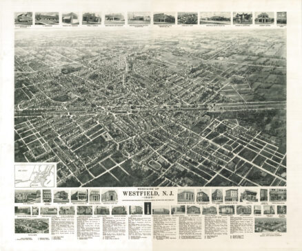 Westfield NJ Map 1929