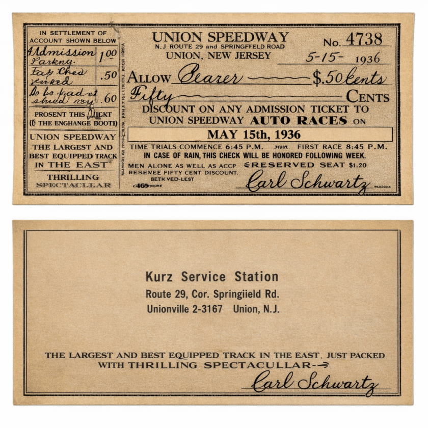 1936 Union Speedway restored