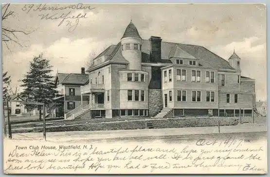Town Club House Harrison Ave c19210