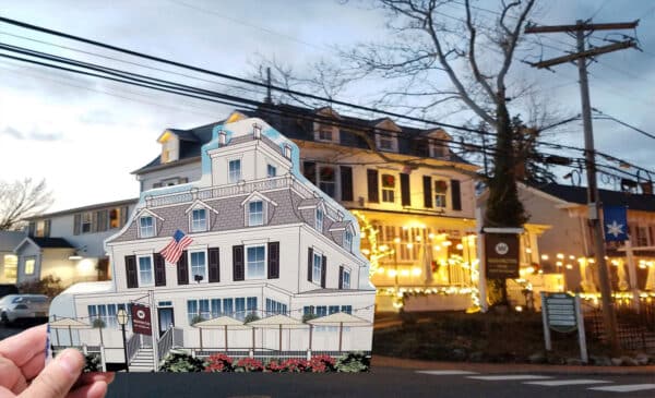 Mr Local History Washington House with Hand