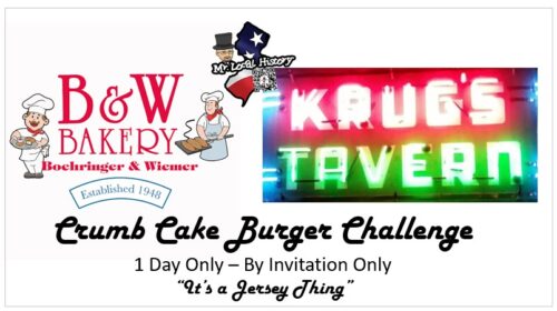 Crumbcake Burger – Jersey’s B&W Crumb Cake Meets a Krug’s Burger