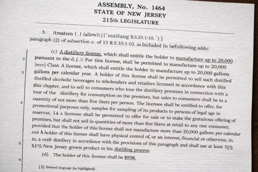 Amendment 1464 in 2012 NJ Leglaslature