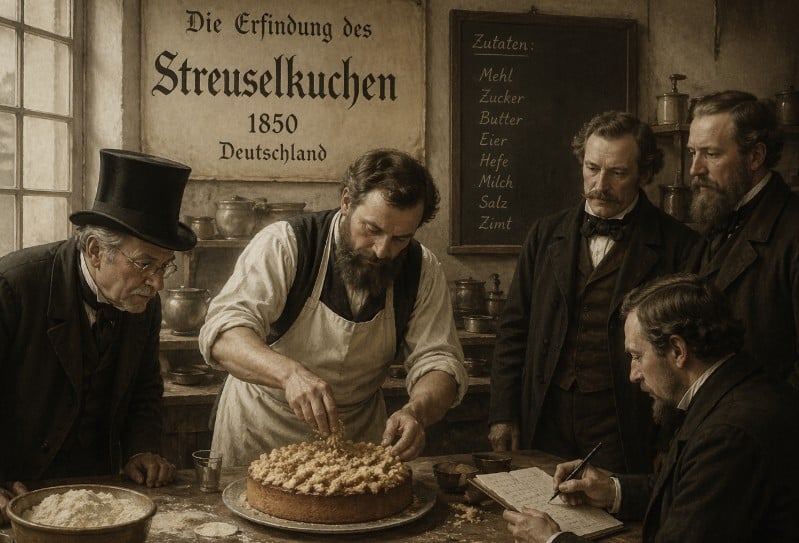 Crumb Cake Germany recreation Mr Local History