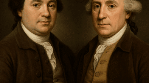 Gen AI Creation Elias Boudinot and Richard Stockton c1776