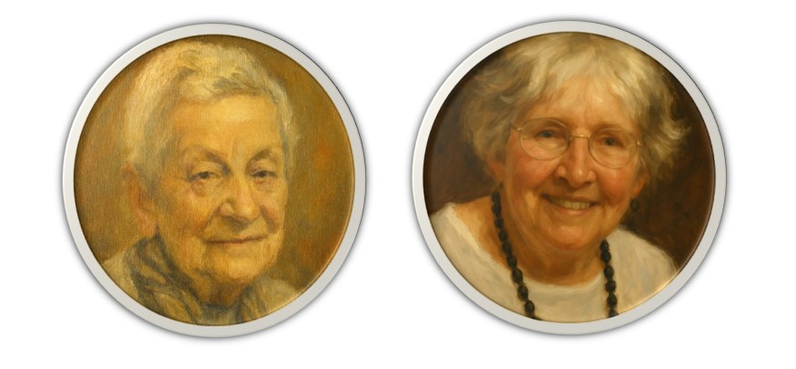 Marion Kennedy and Jean Hill Portrait Mr Local History2