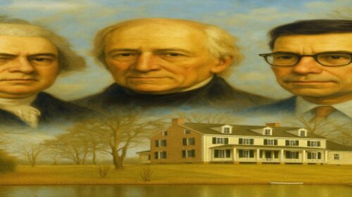 Painting Boudinot Southard Ross Owners Ross Farm Mr Local History