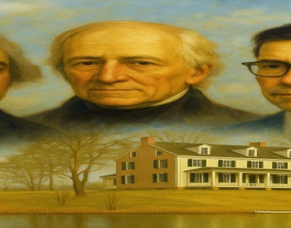 Painting Boudinot Southard Ross Owners Ross Farm Mr Local History
