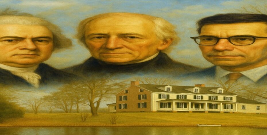 Painting Boudinot Southard Ross Owners Ross Farm Mr Local History