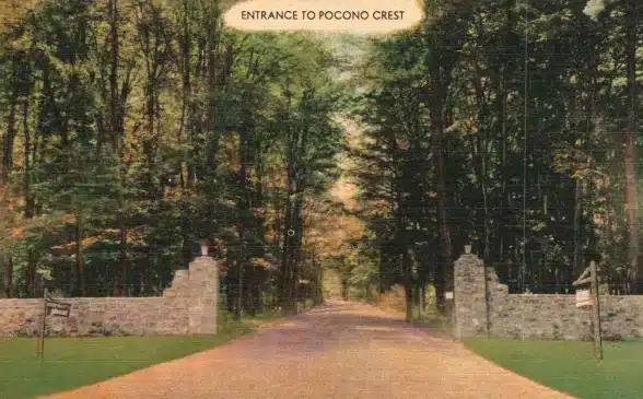 1956 Pocono Crest Entrance2