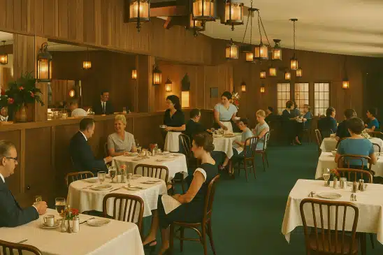 Lake Naomi Clubhouse Dining Room c1970s Mr Local History Project
