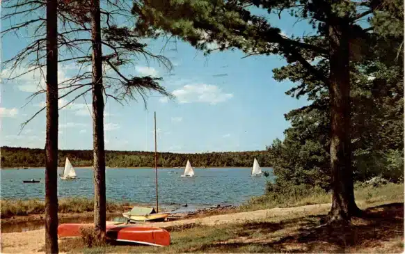 Lake Naomi Postcard 1971