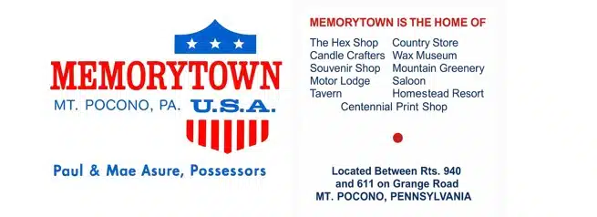 Memorytown Matchbook Mr Local History 1