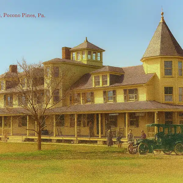 Naomi Pines House c1905 Mr Local History Colorized MCHA