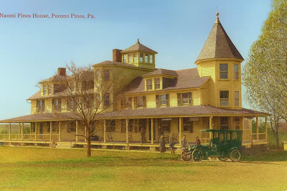 Naomi Pines House c1905 Mr Local History Colorized MCHA