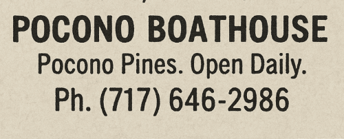 Pocono Boathouse Header
