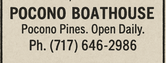 Pocono Boathouse Header