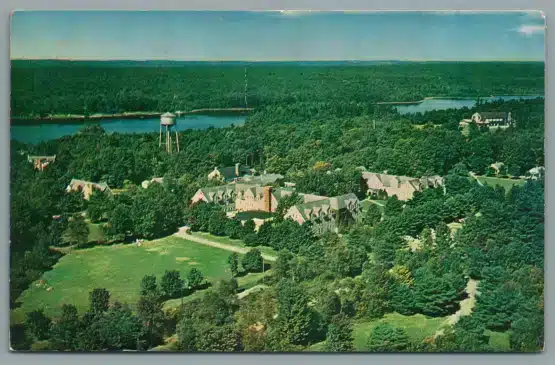 Pocono Crest 1963 Aerial View Pocono Pines