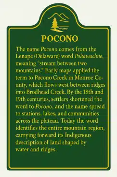 Pocono Historic Marker Creation Mr Local History Project2