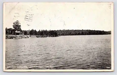 Pocono Lake Naomi Postcard