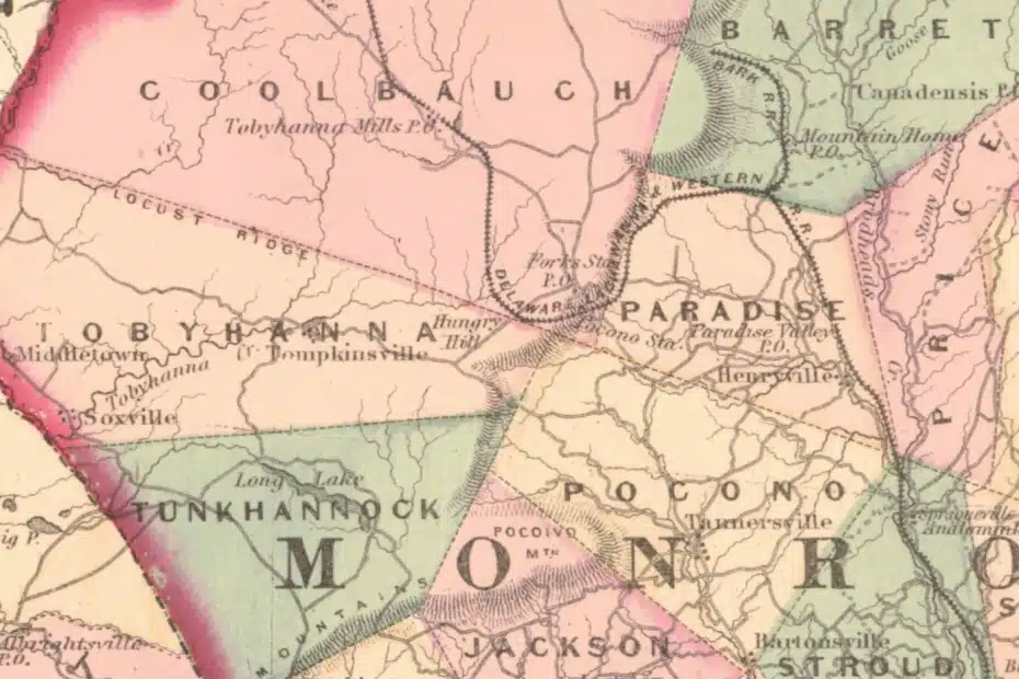 1872 Map Univ of Alabama Counties PA