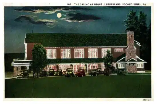 1932 Lutherland Casino Pocono Pines Pennsylvania PA