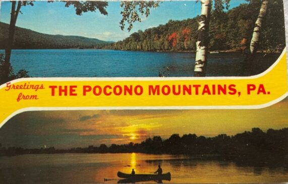 Greetings from the Pocono Mountains Postcard