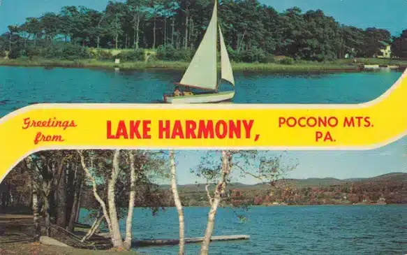 Lake Harmony Postcard